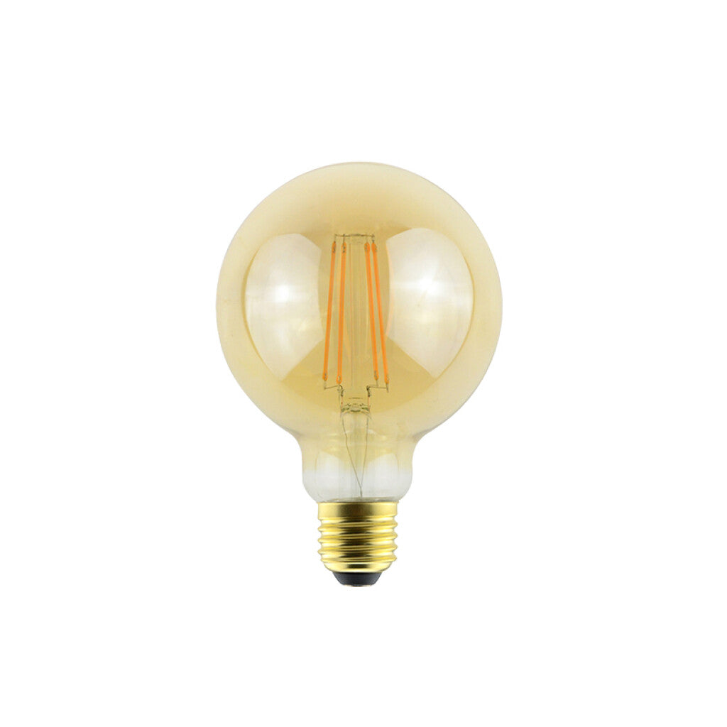 Lámpara LED vintage globo ámbar E27 7W luz cálida - IX1861