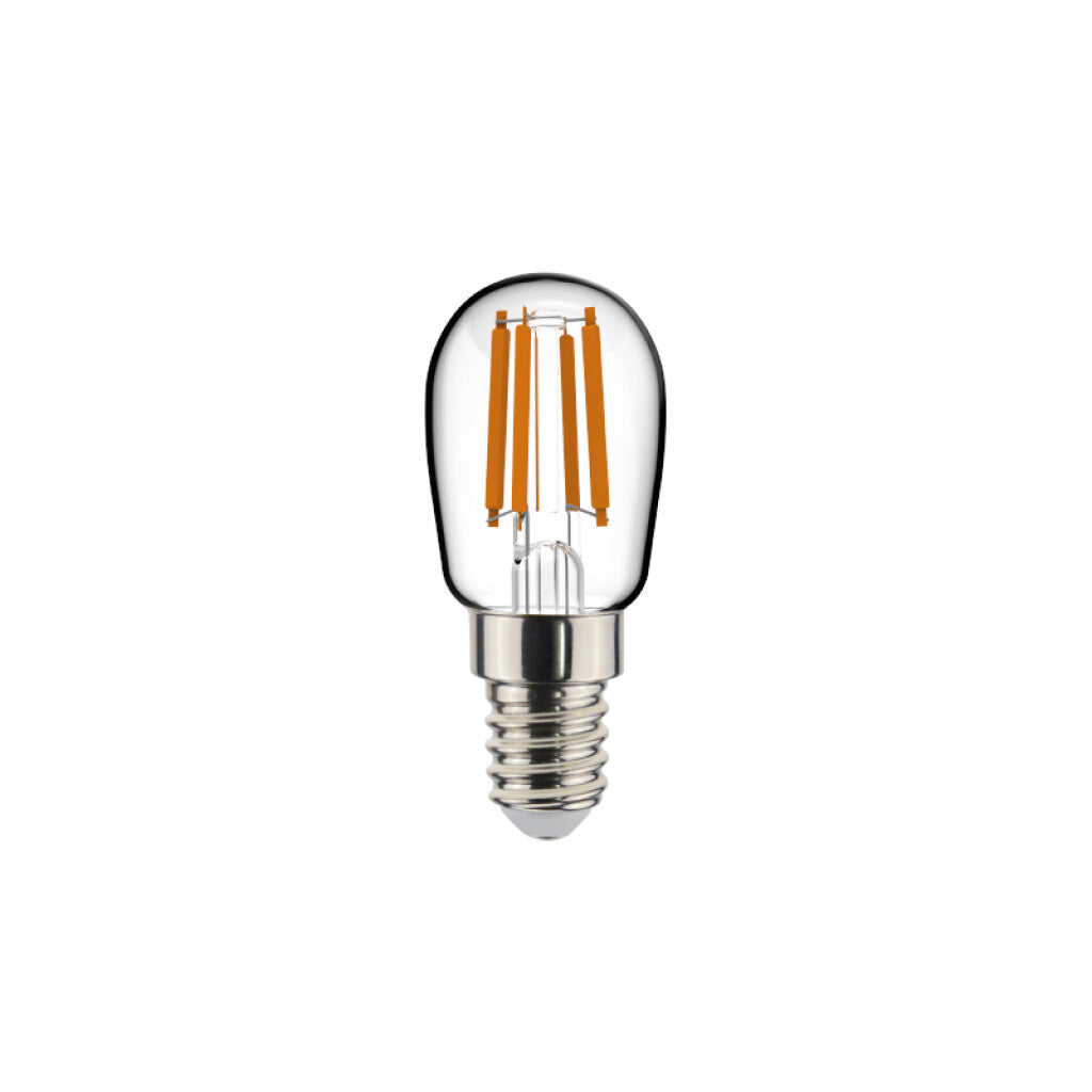 Lámpara LED vintage S26 transp. E14 2,5W cálida - IX1890
