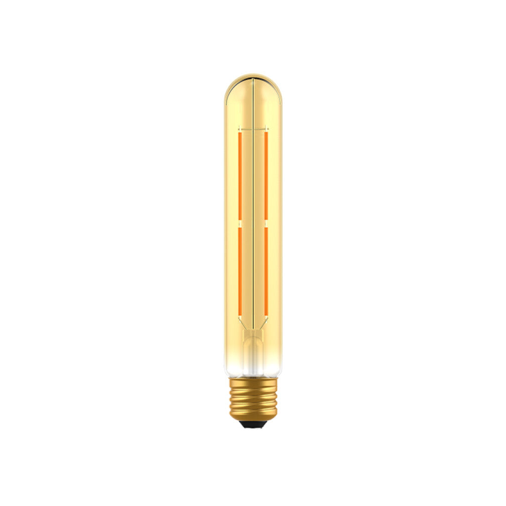 Lámpara LED vintage tubo ámbar E27 6W cálida dim - IX1893