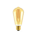 Lámpara LED vintage velón ámbar E27 4W luz cálida - IX1874
