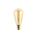 Lámpara LED vintage velón ámbar E27 7W luz cálida - IX1871