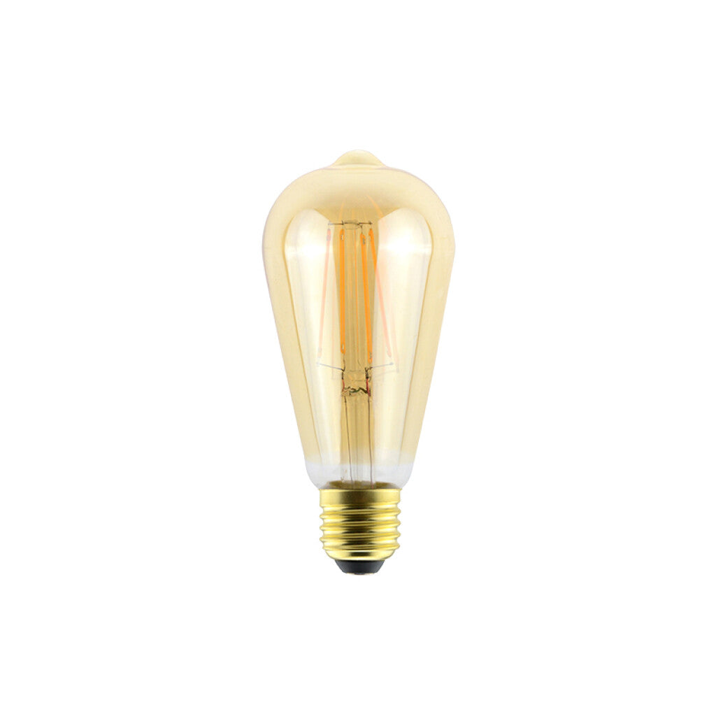Lámpara LED vintage velón ámbar E27 7W luz cálida - IX1871