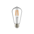 Lámpara LED vintage velón transp. E27 7W cálida - IX1870