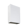 Lámpara pared LED 4W cálida IP65 83x123mm blanco - BM4062