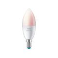 Lámpara vela LED WIZ RGB con wifi 4.9W, pase E14 - L27407