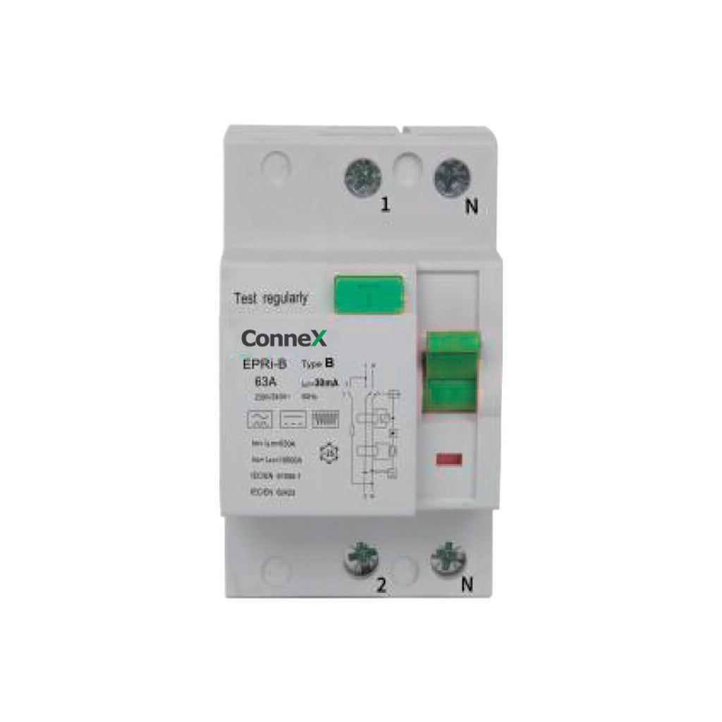 Llave diferencial 2P 63A 30mA clase B - CN1805