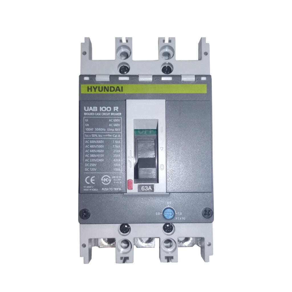 Llave industrial caja moldeada reg. 3P 50-63A 25kA - HY4106
