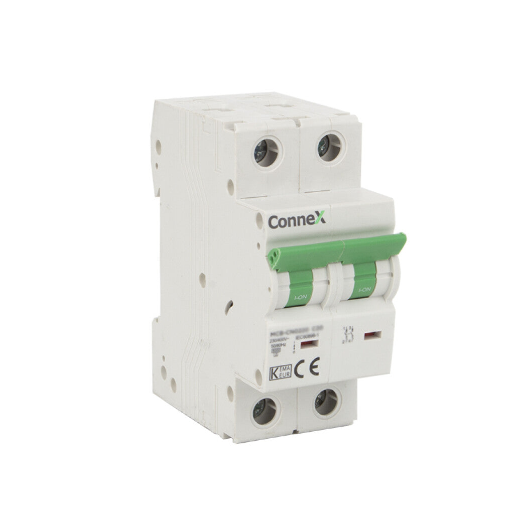 Llave térmica 2P 20A 6kA IEC 60898-1 - CN0220
