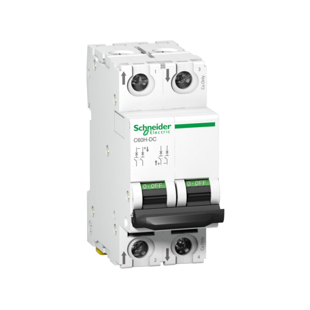 Llave térmica din C60H-DC 2P 16A 10kA 250Vdc - MG2192