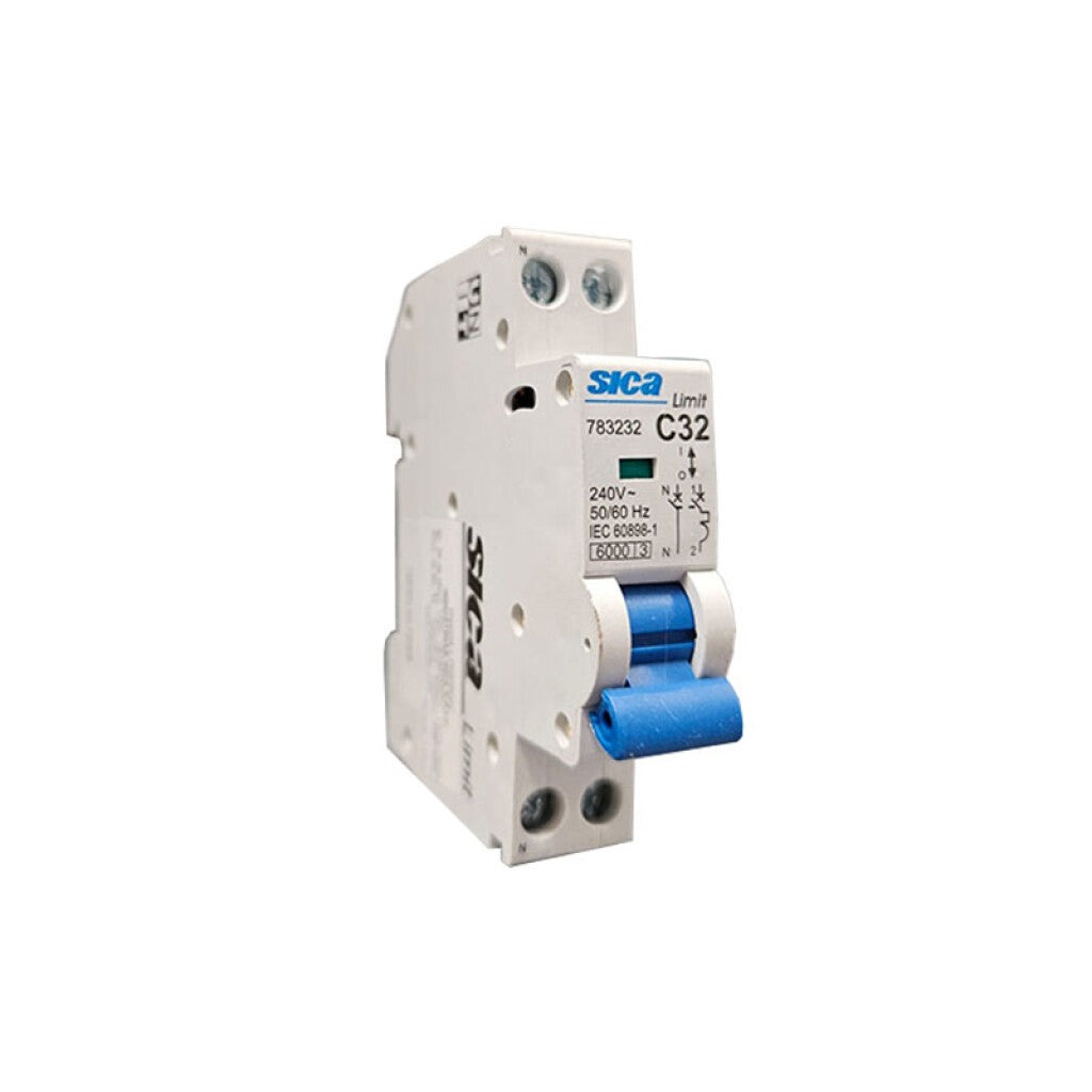 Llave térmica din sicalimit 1P+N 32A 6kA - SK2188N
