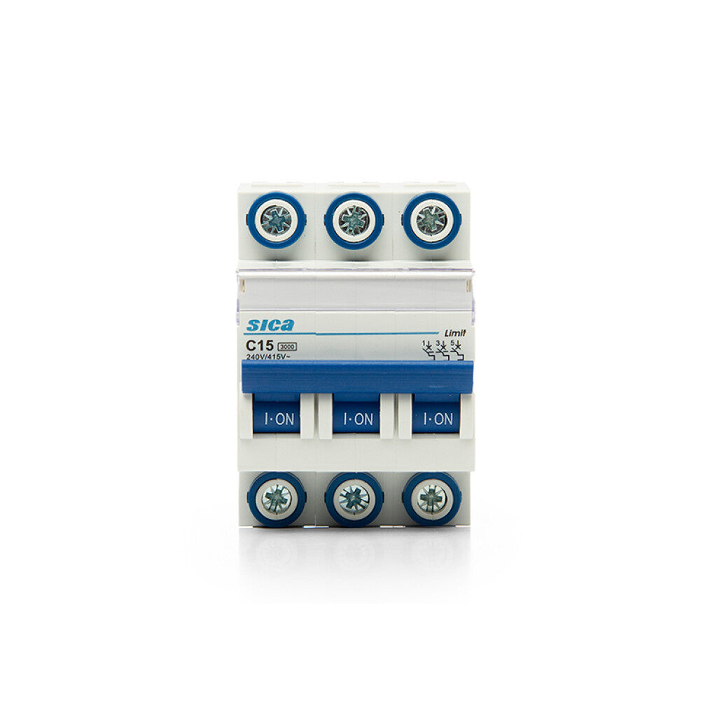 Llave térmica din Sicalimit 3P 15A 3kA - SK2315
