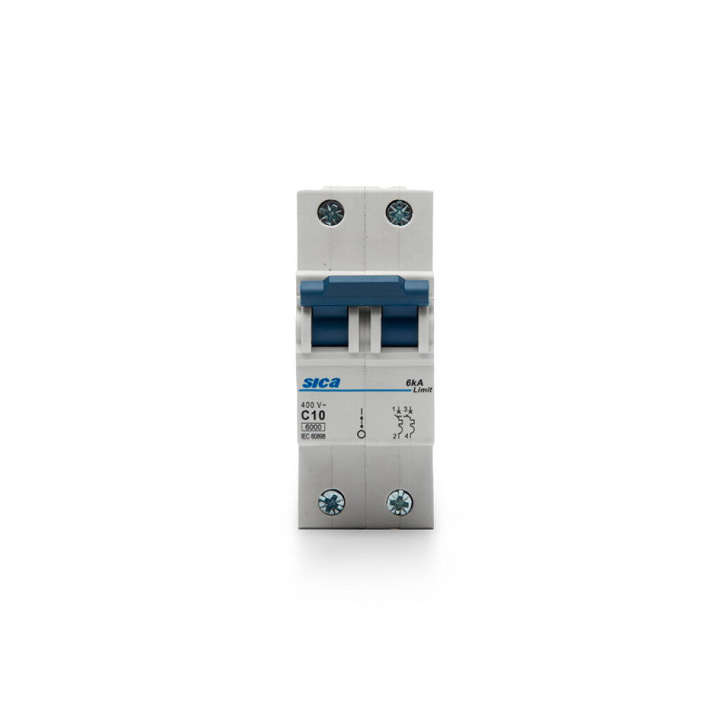 Llave térmica din Superlimit 2P 10A 6kA - SK2210X