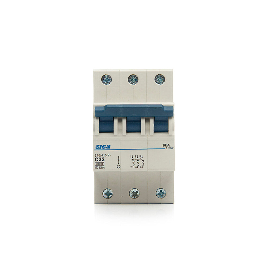 Llave térmica din Superlimit 3P 32A 6kA - SK2332X