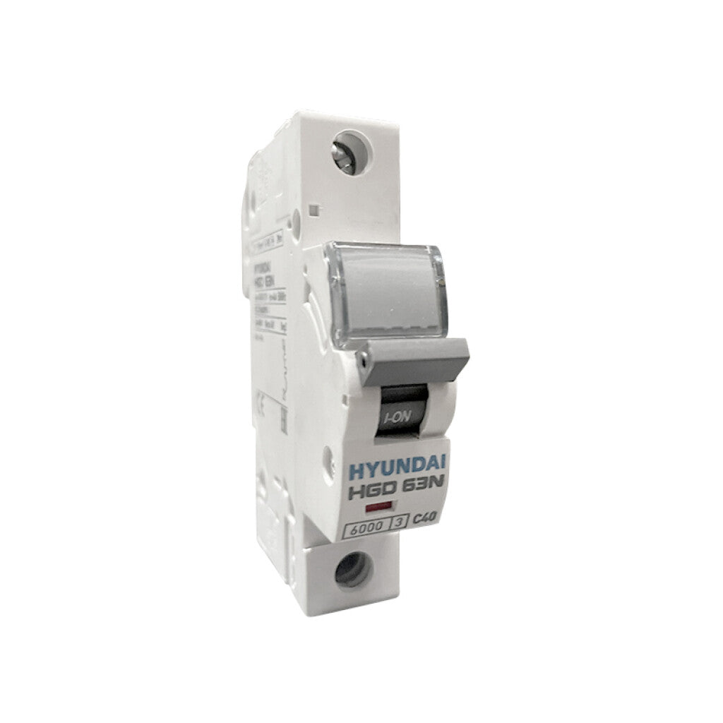 Llave térmica HGD63-N din 1P 40A 6KA - HY1540X