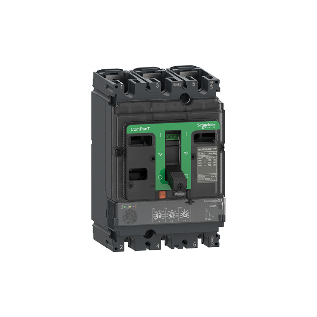 Llave térmica regulable NSX160B 3P 160A 25kA - MG7010M