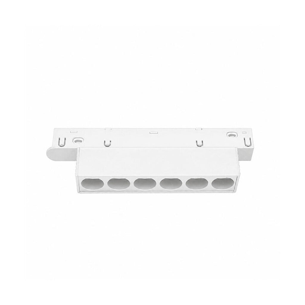 Lum. Led rect p/riel magnético bco 6W 3tonos 24° - ZU0553X