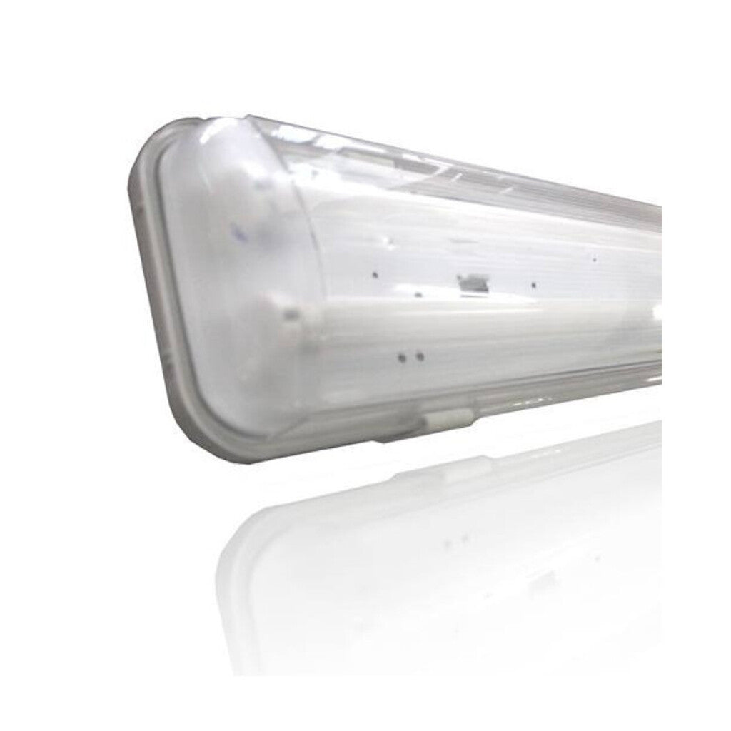 Luminaria adosar cab.MAREA IP65 p/2 tubos LED120cm - AS1790X