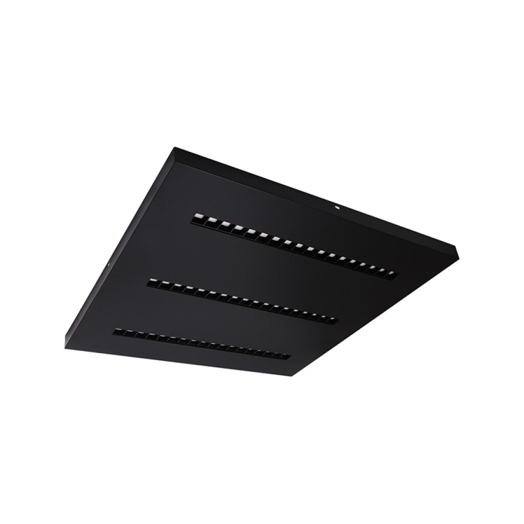 Luminaria aplicar cuadrada LED negro 48W cálida - IX4622