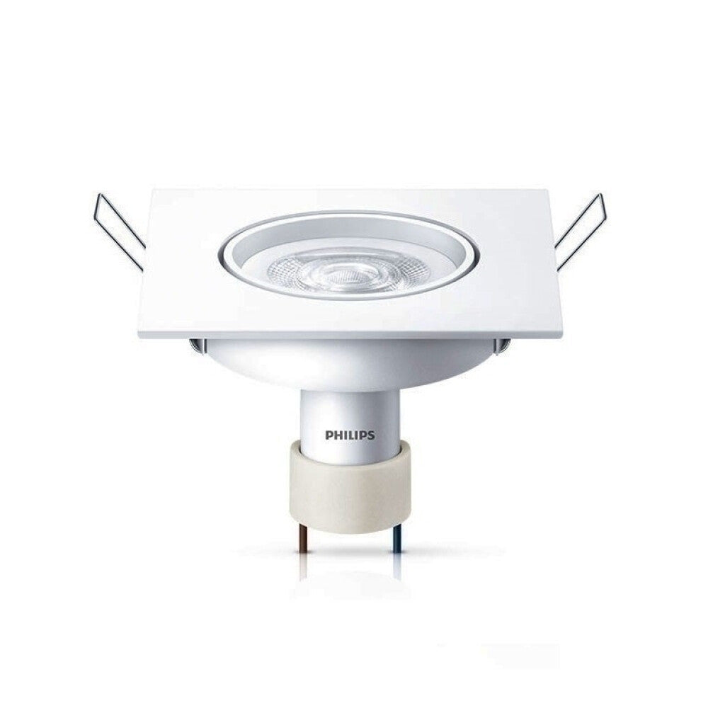 Luminaria de embutir cuadrada móvil c/dicroica LED - PH9133