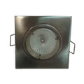 Luminaria de embutir cuadrado níquel dicroica 50W - AI1652