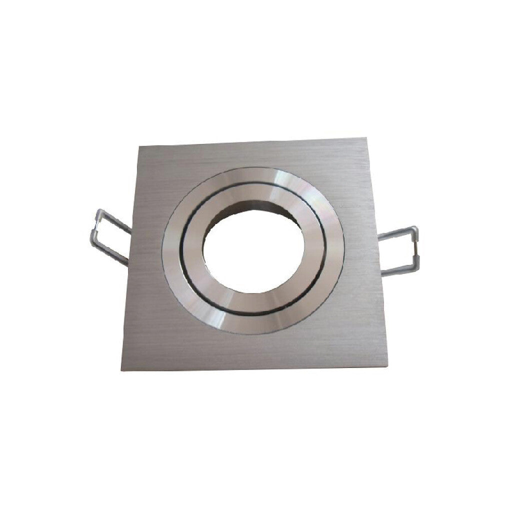 Luminaria de embutir de aluminio plateado 1xG5.3 - IX9206