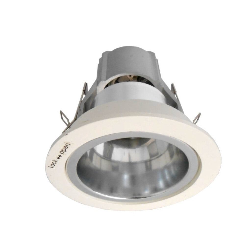 Luminaria de embutir dicroica redonda blanca 50W - NV1002