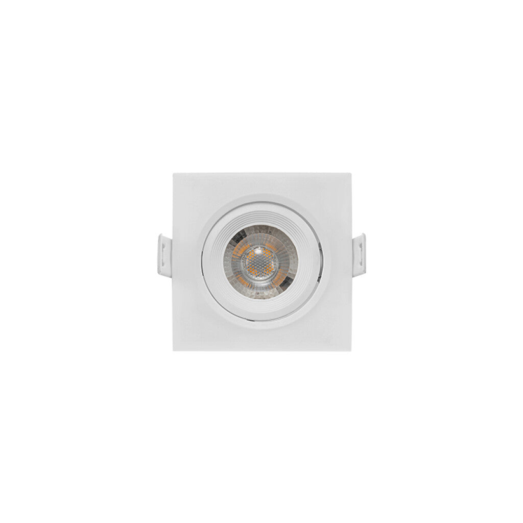 Luminaria de embutir LED cuadrada 5W cálida 8,8Cm - IX2063X