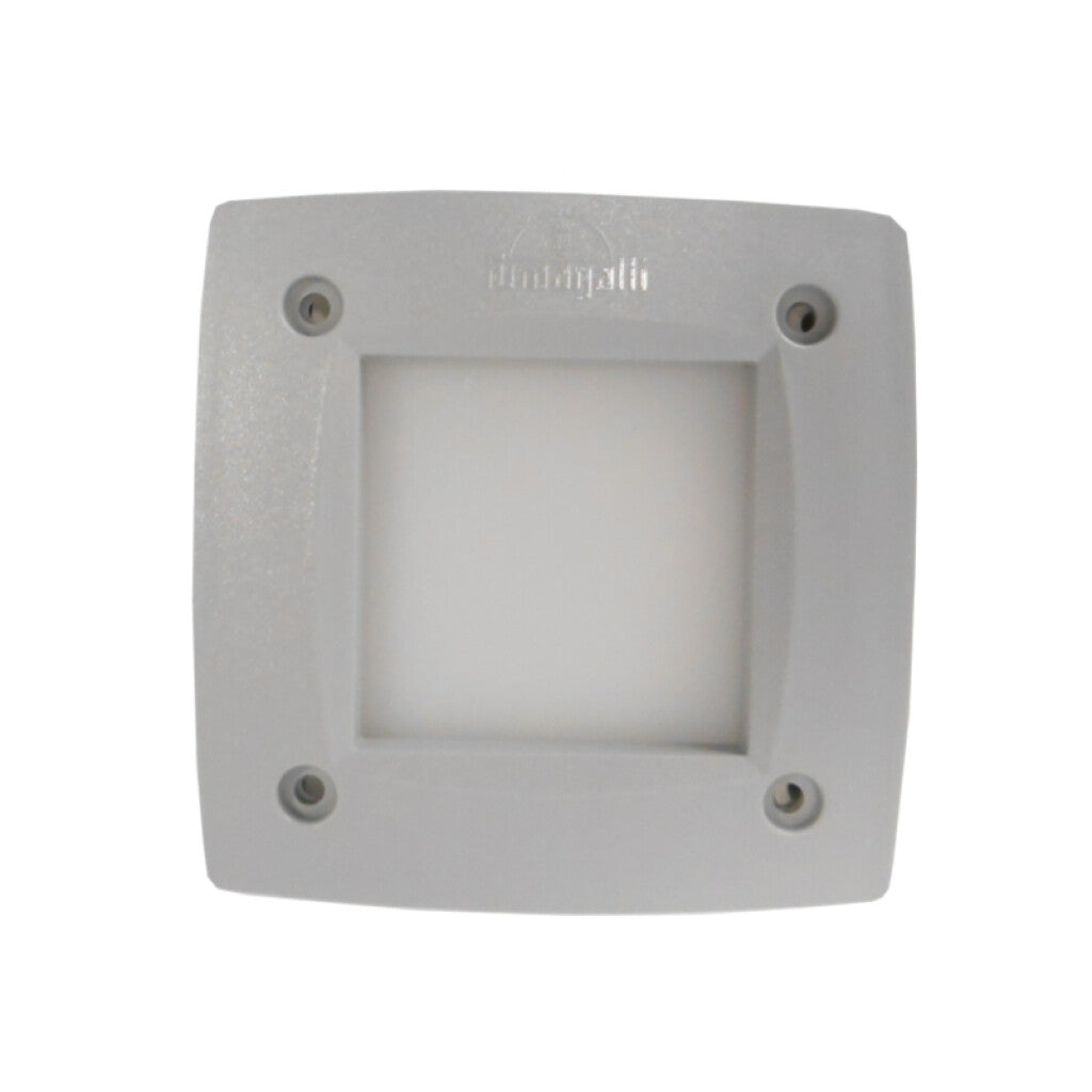 Luminaria de embutir LED cuadrada gris IP66 115mm - FL0325