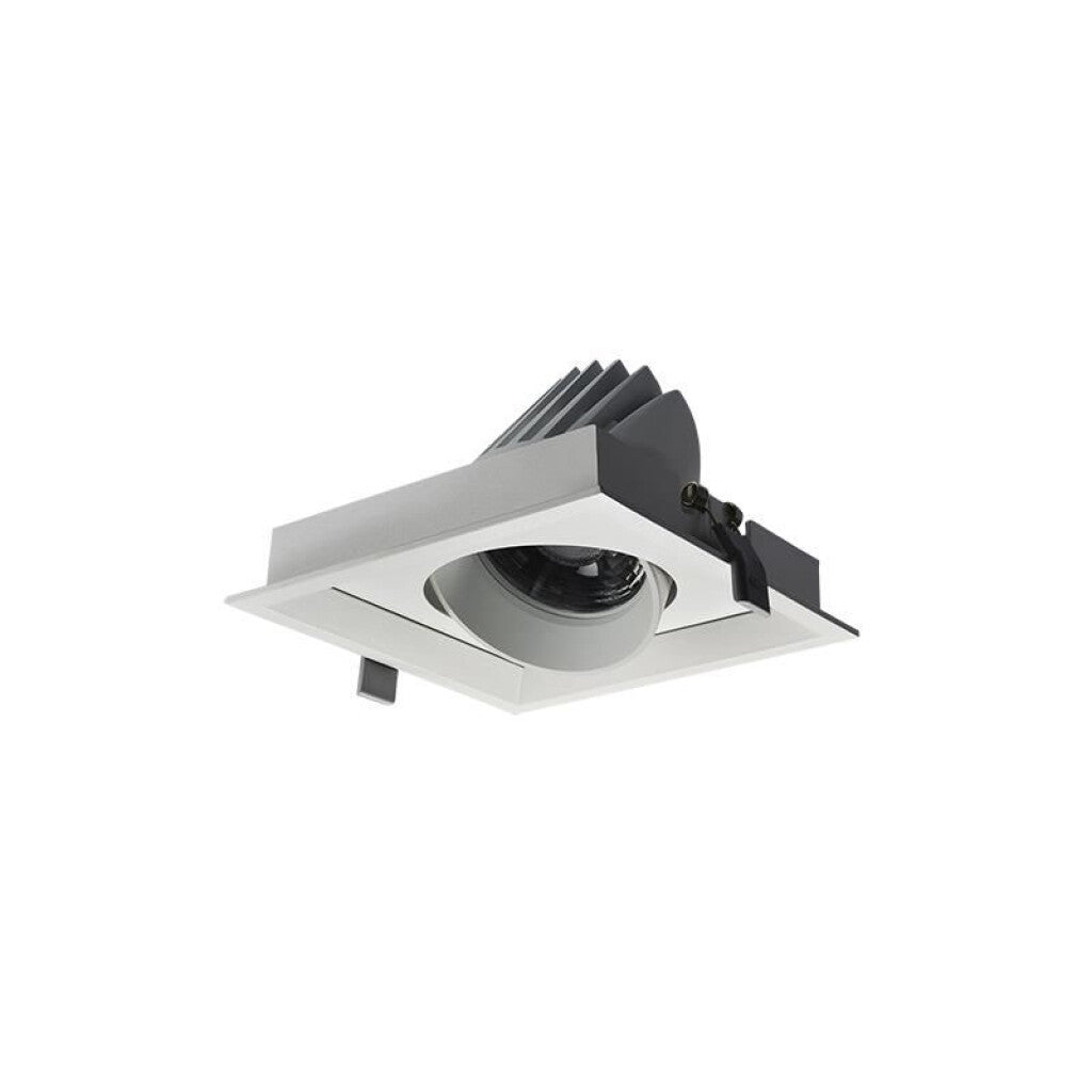Luminaria de embutir LED móvil 24W cálida 24° 17cm - NV0462