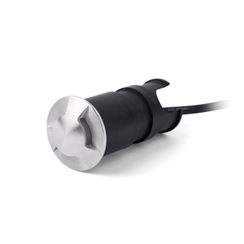Luminaria de embutir LED piso 3W IP67 Ø45mm cálida - FA2078
