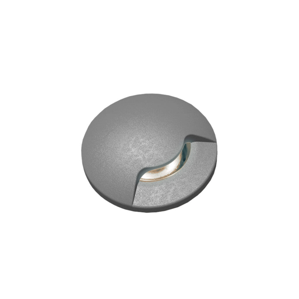 Luminaria de embutir LED piso gris IP67 Ø50mm - FL0943