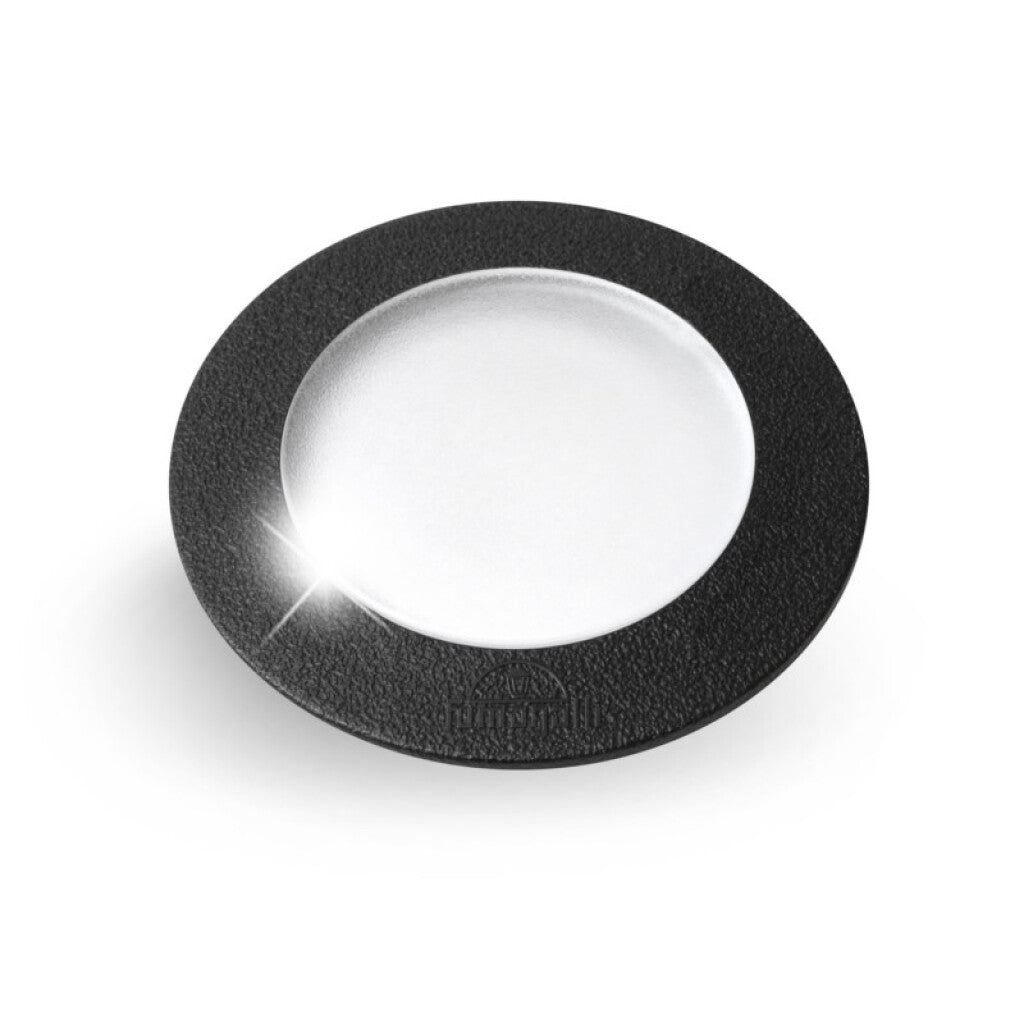 Luminaria de embutir LED piso negra IP67 Ø160mm - FL0220