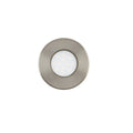 Luminaria de embutir LED piso níquel redonda 2,5W - EG1142
