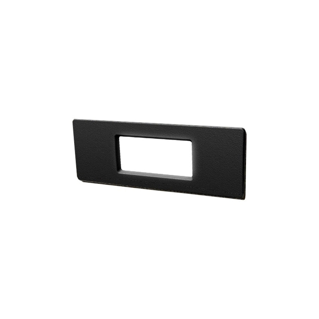 Luminaria de embutir LED rectangular negra IP55 - FL0920