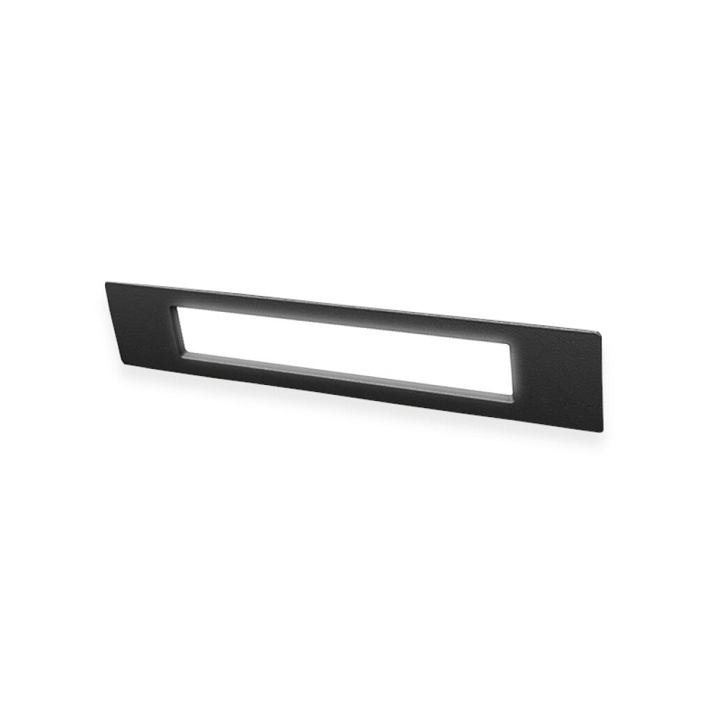 Luminaria de embutir LED rectangular negra IP55 - FL0921