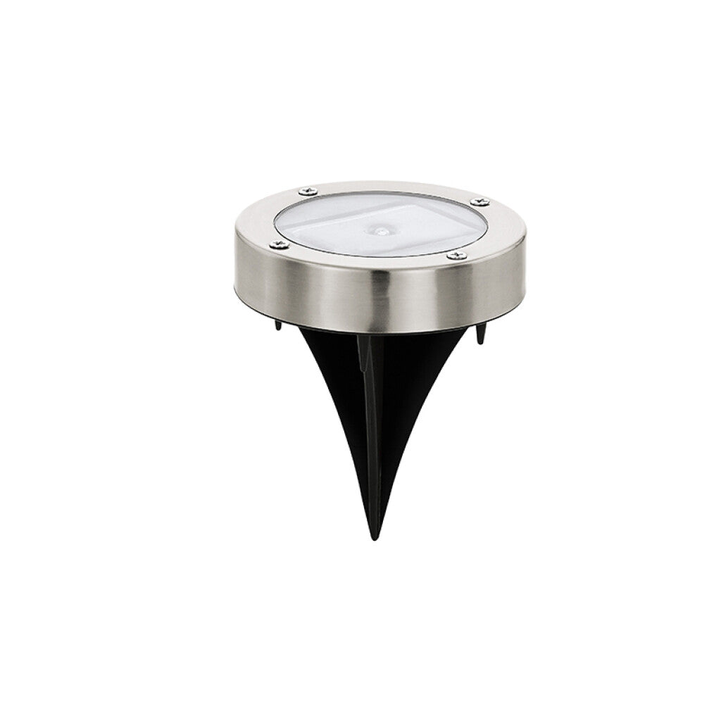 Luminaria de embutir LED solar acero fría Ø85mm - EG3802