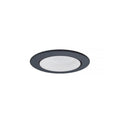 Luminaria emb. p/ techo negro 6W cálida Ø90mm IP55 sin caja - FL0970X