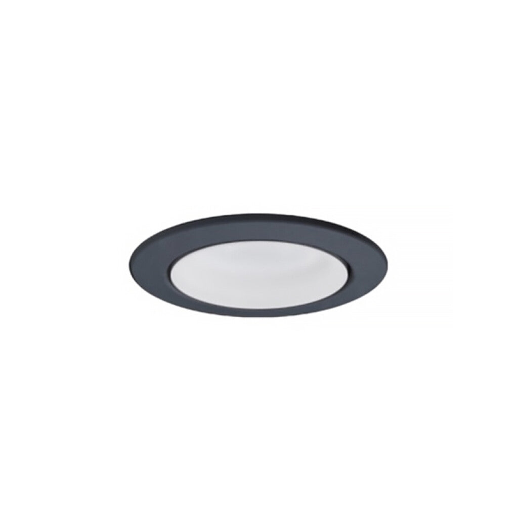 Luminaria emb. p/ techo negro 6W cálida Ø90mm IP55 sin caja - FL0970X