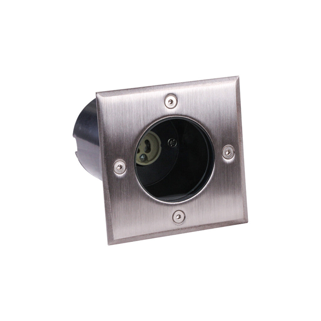 Luminaria de embutir piso GU10 IP65 cuadr. 11x13cm - IX4417