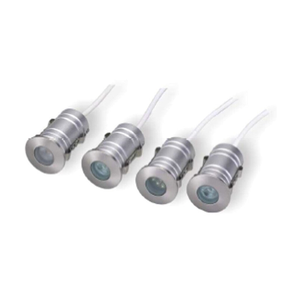 Luminaria de embutir piso LED 3W cálida IP67 Ø60mm - TP0600