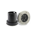 Luminaria de embutir piso LED cálida IP65 Ø150x95 - IX4403