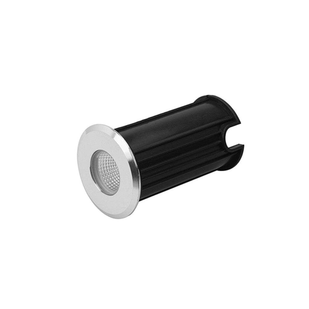 Luminaria de embutir piso LED neutra IP65 Ø52x80mm - IX4401X