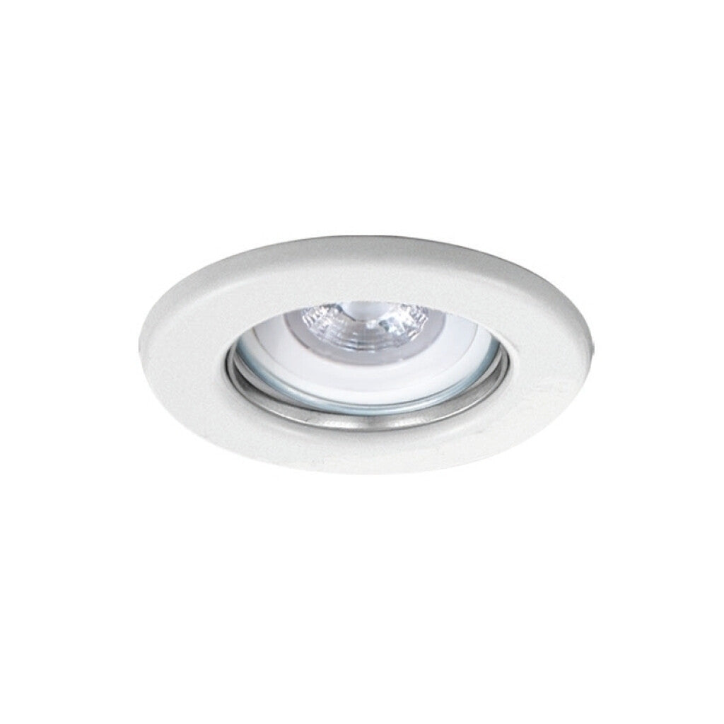 Luminaria de embutir redonda fija cielorraso Ø8cm - JU0122