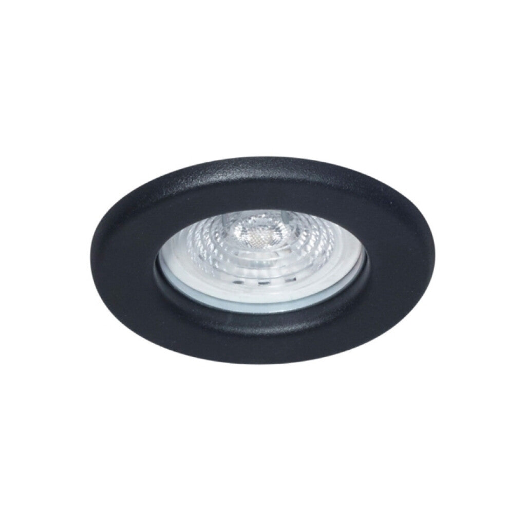 Luminaria de embutir redonda fija cielorraso Ø8cm - JU0124