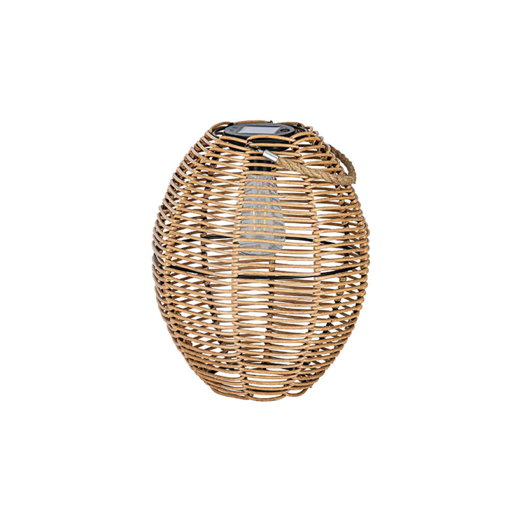 Luminaria deco solar LED0,4W mimbre cálida Z-SOLAR - EG3844