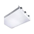 Luminaria vacía de embutir p/4 tubos LED de 60cm - NV3018