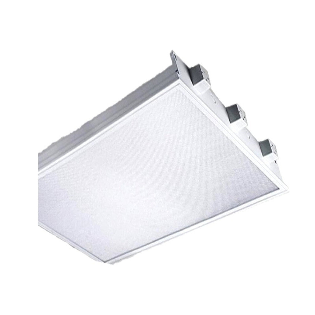 Luminaria vacía de embutir p/4 tubos LED de 60cm - NV3018