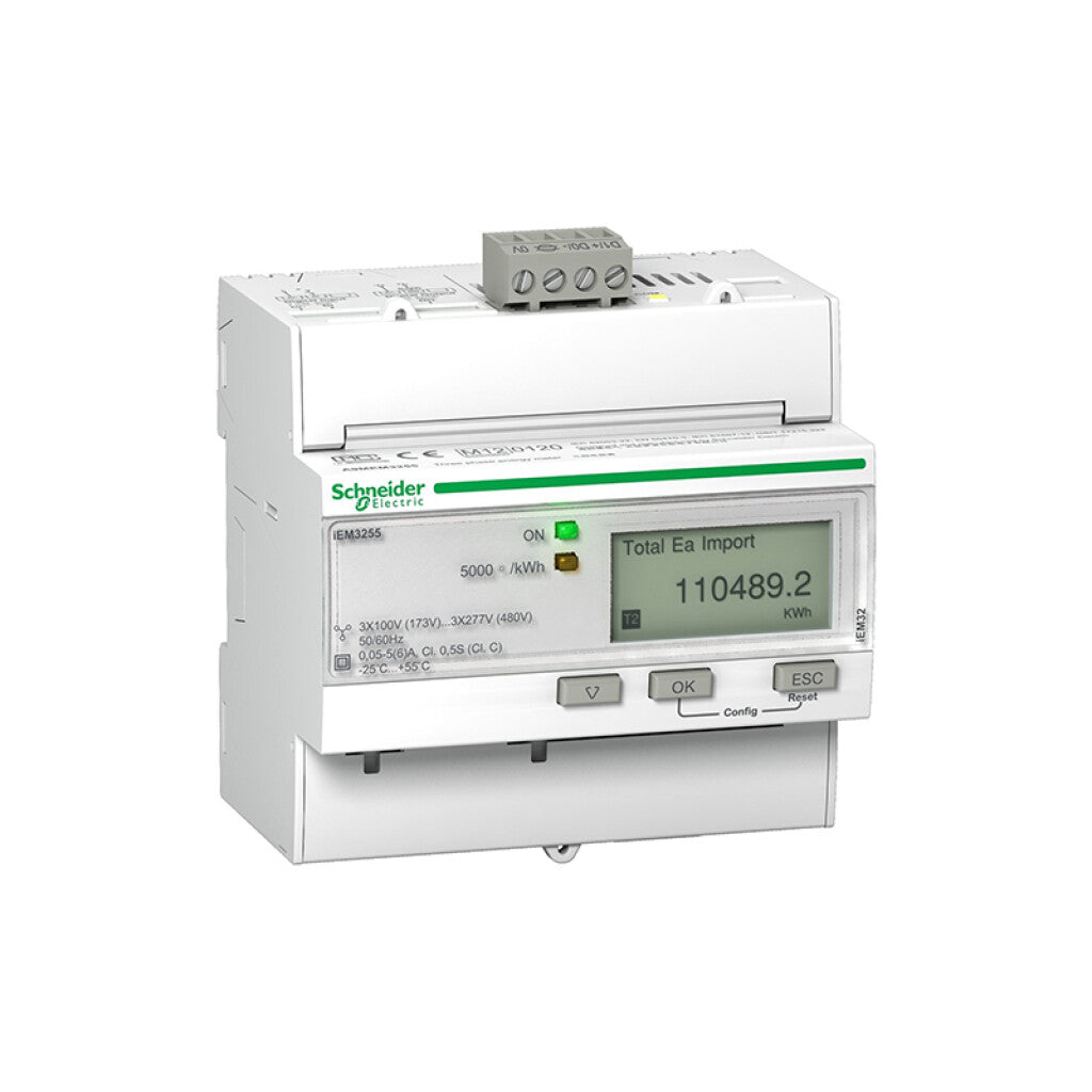 Medidor energía p/trafo 1A/5A TC 3x230V / 3x380V+N - MG1096