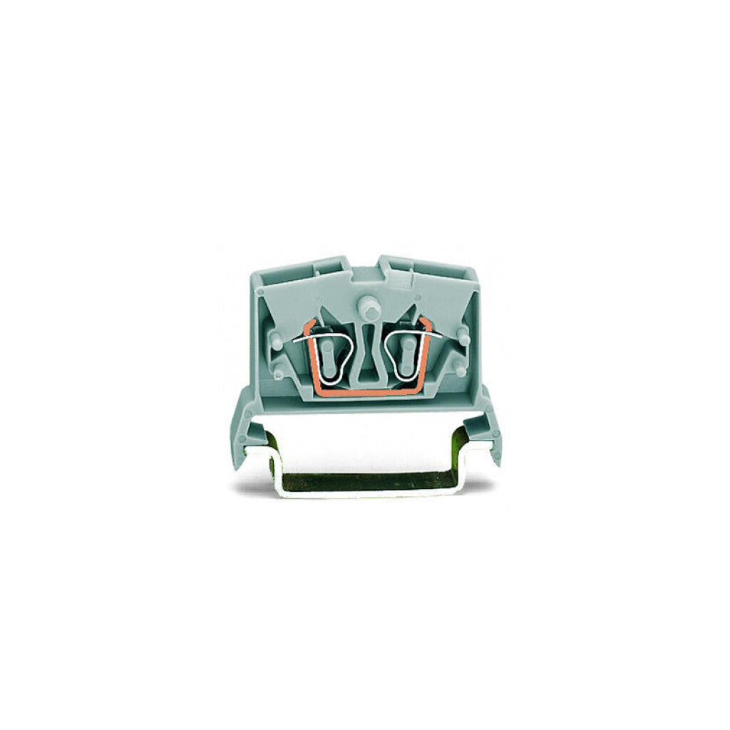 Miniborne p/riel 2,5mm² gris - WG1401