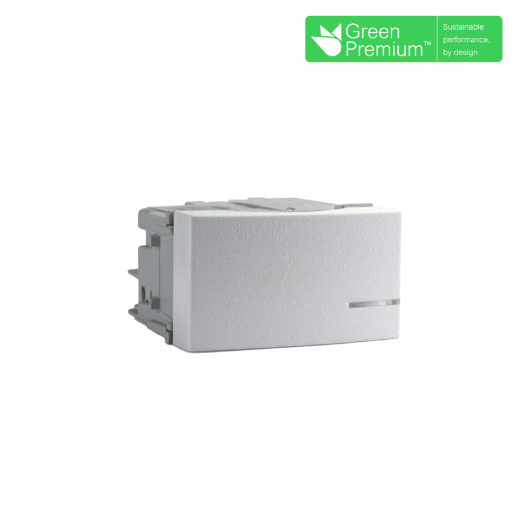Mód. combinación blanco 16A 250V en blister - RO1042X